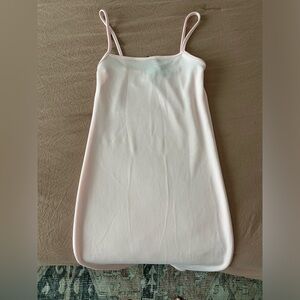 PrettyLittleThing light pink midi bodycon dress